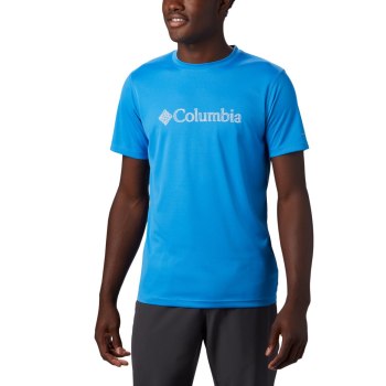 Columbia T-Shirt Heren, Zero Rules Short Sleeve Graphic Azuurblauw Blauw, 04UFYSOQL